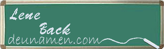 Lene Back Visitenkarte